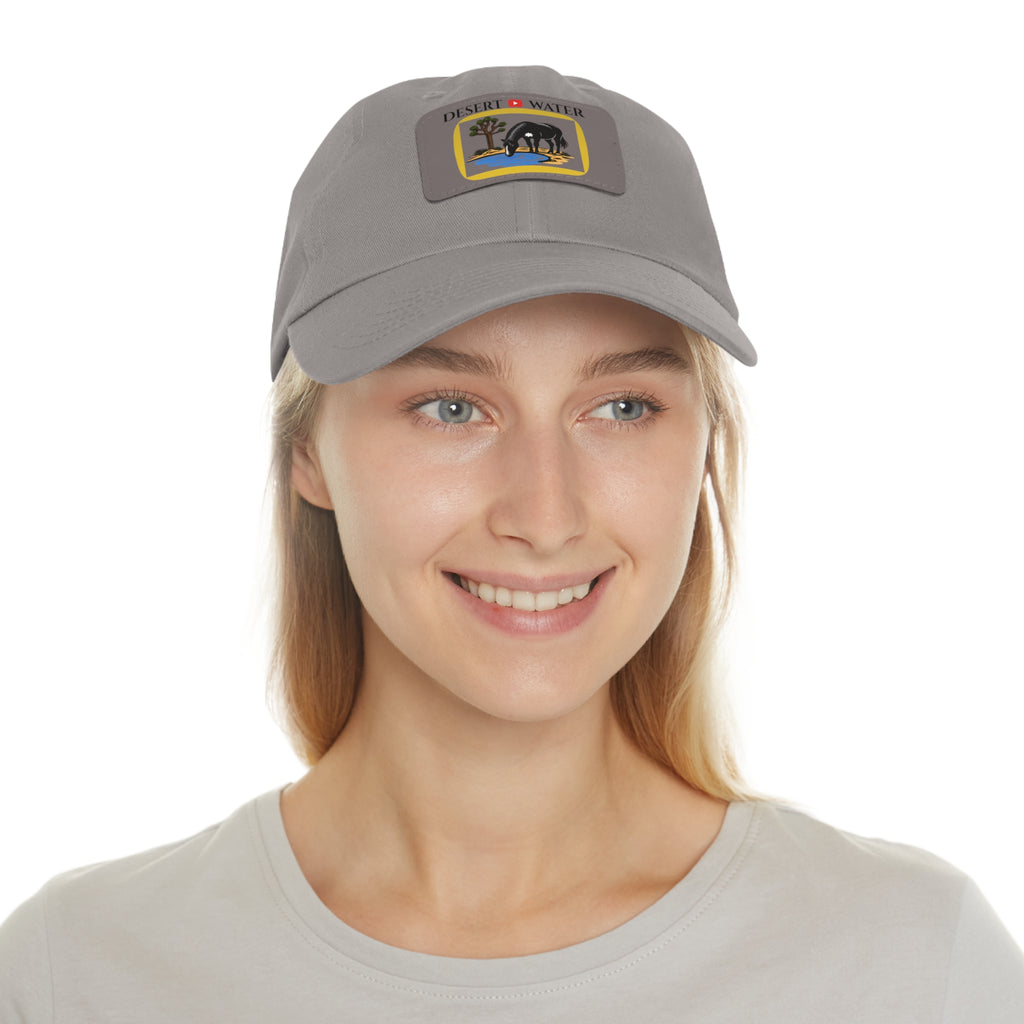 Desert Spring Restoration Dad Hat — Leather Patch