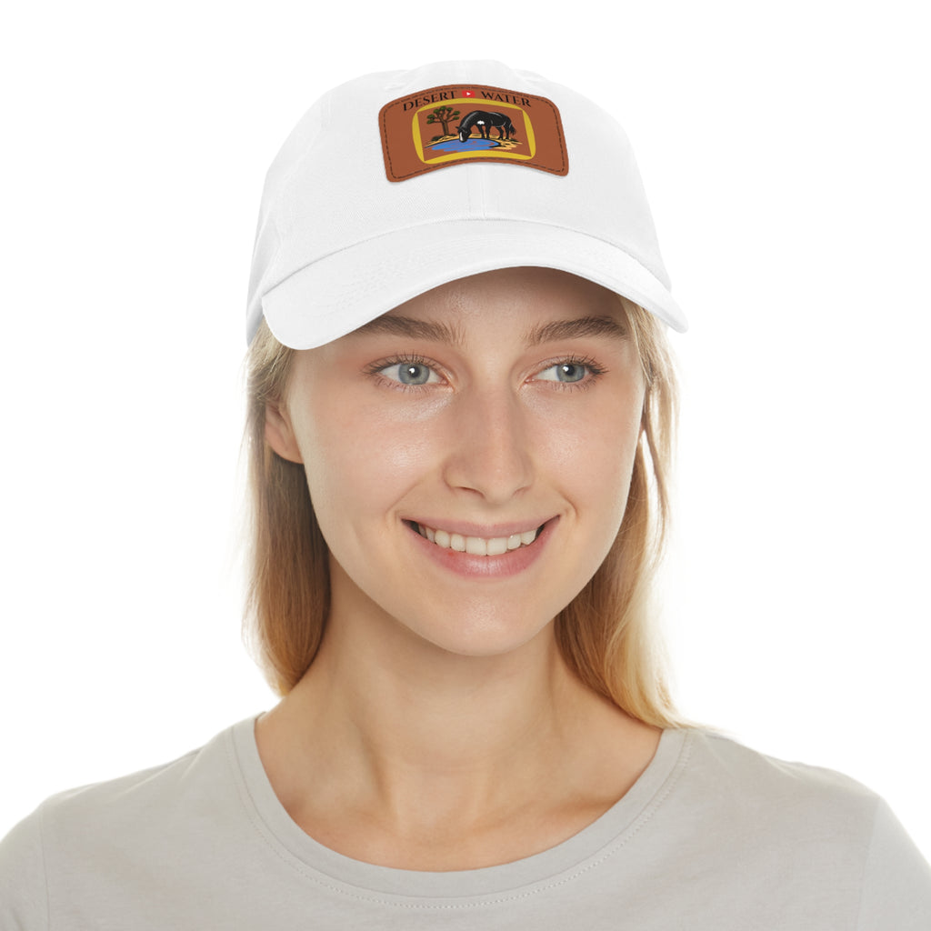 Desert Spring Restoration Dad Hat — Leather Patch