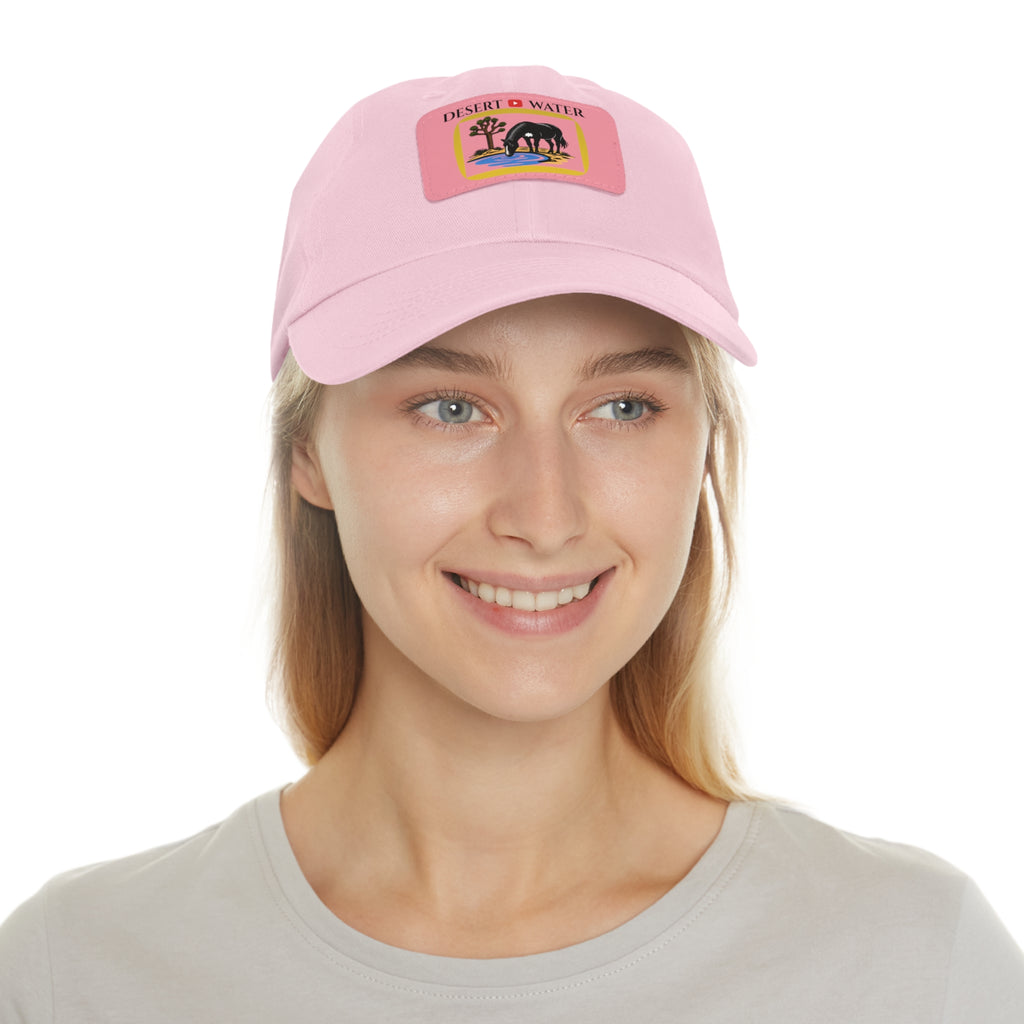 Desert Spring Restoration Dad Hat — Leather Patch