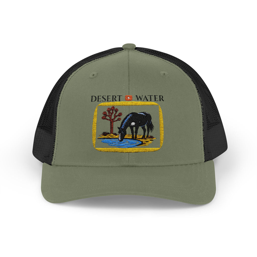 Restored Desert Spring Snapback Trucker Cap — Unplug & Restore Wildlife
