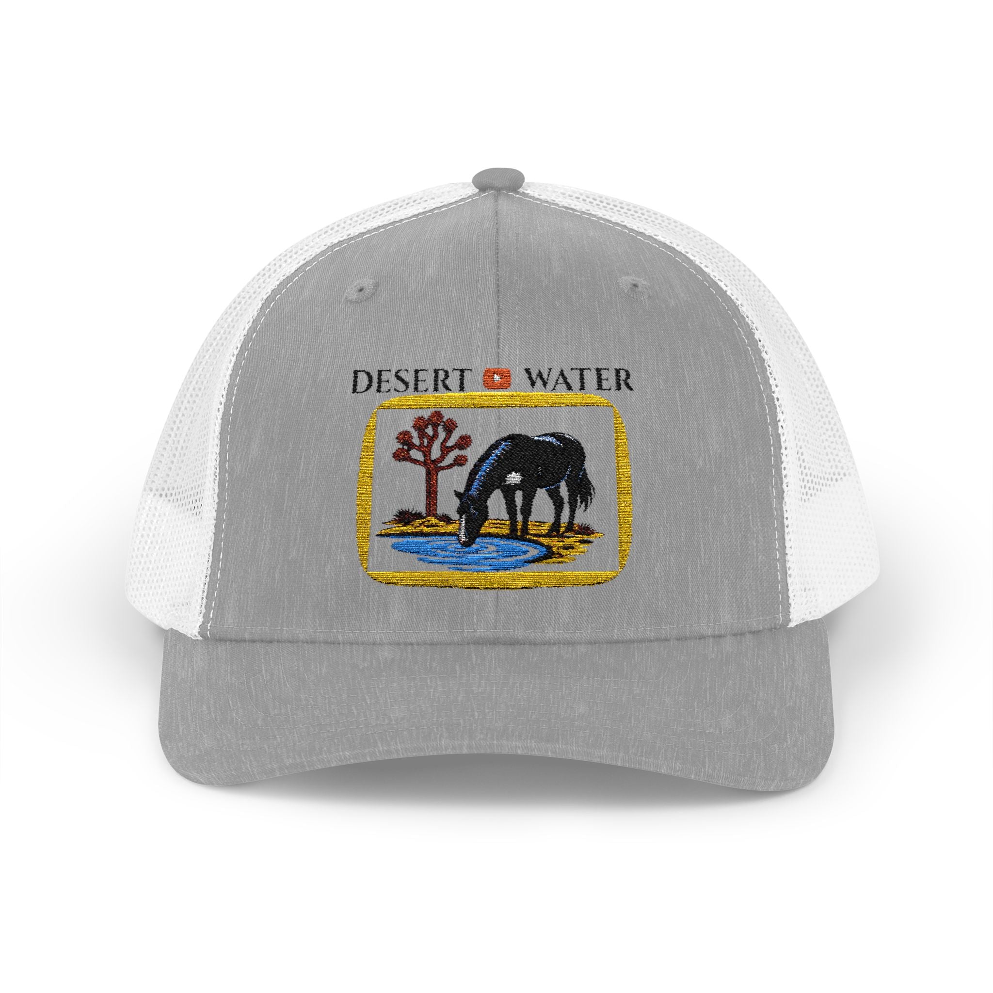 Restored Desert Spring Snapback Trucker Cap — Unplug & Restore Wildlife