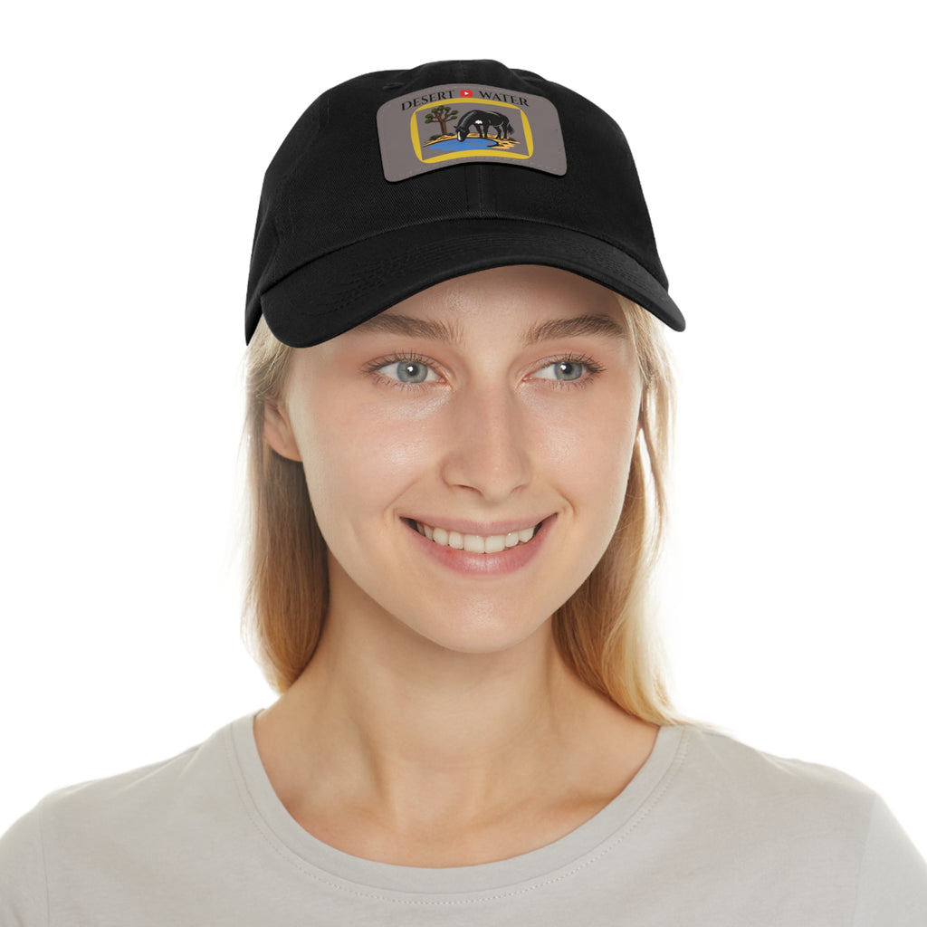 Desert Spring Restoration Dad Hat — Leather Patch